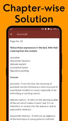 Class 11 English Solution ++ android App screenshot 5